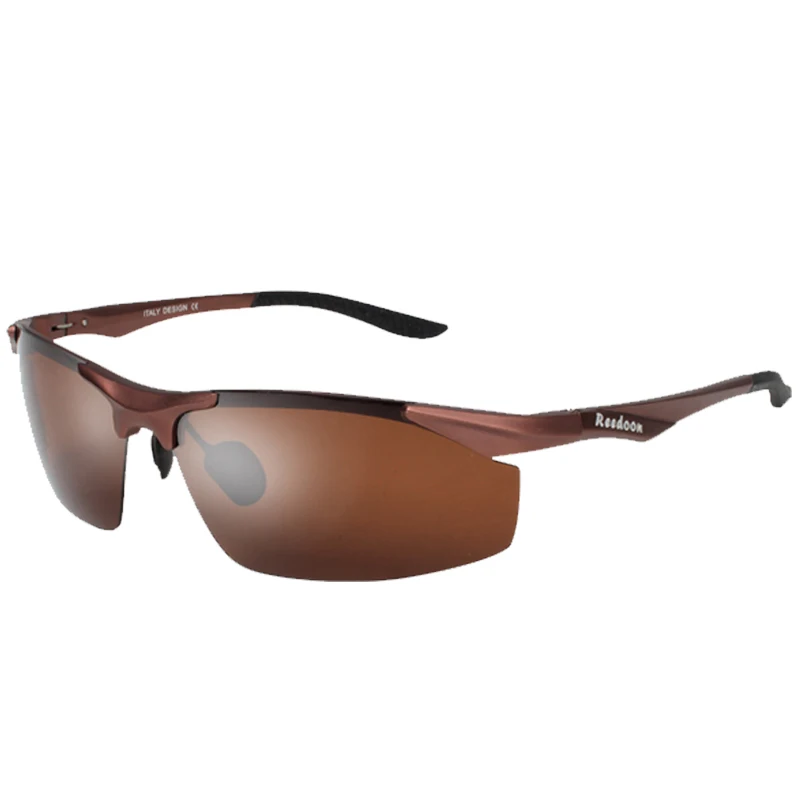 Модные летние солнцезащитные очки с поляризованным покрытием из углеродного волокна Polaroid, женские брендовые Дизайнерские мужские солнцезащитные очки для вождения 2206 - Цвет линз: Brown Brown