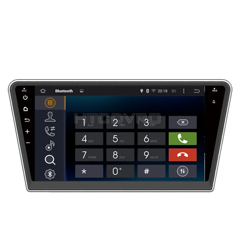 Best YMODVHT 10.2inch Octa Core 4GB+32GB Android 9.0 Car DVD Player for Peugeot 408  Radio Stereo GPS Navigation 4