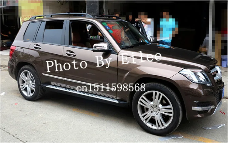 Для OEM Mercedes-Benz X204 GLK 2009 2010 2011 2012 2013 Алюминиевые шаг в сторону Нерф Бар подножка