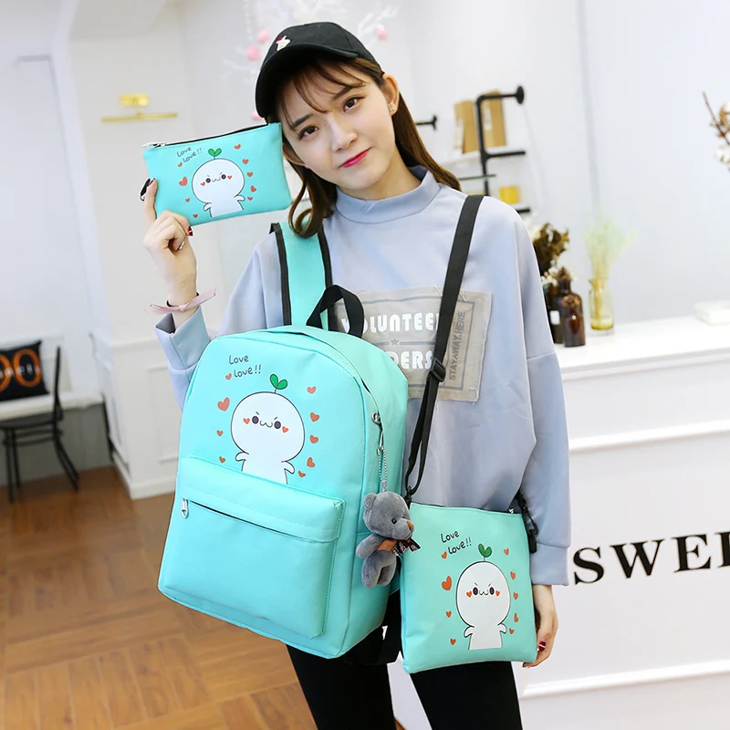 

High Quality Women School Bags Canvas  Women Men Backpack  Fashion Casual Backpacks Shoulder Bag backpack for teenage girls