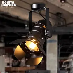 В ретро стиле подвесной светильник светодиодный студийный проектор подвесные лампы старинная камера дизайн лампа подвесное освещение