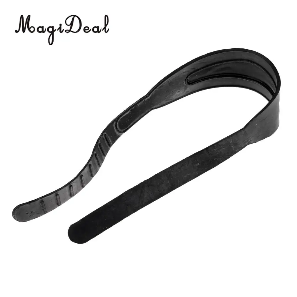 MagiDeal Black Rubber Scuba Diving Mask Strap for Snorkeling Swimming Water Sports SCUBA Snorkeling Freediving Accessories