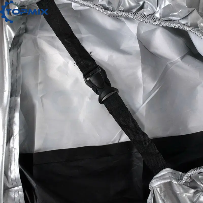 Motorcycle cover blacksilver 4