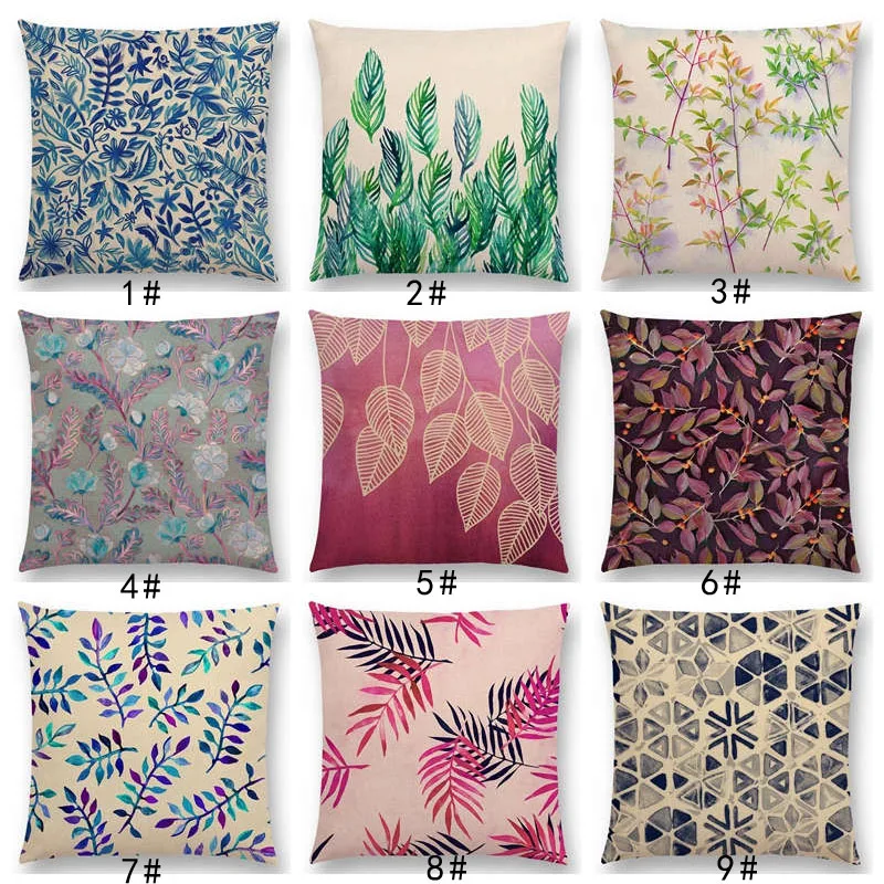 Новинка Красочные тропические джунгли лесные Растения Сад акварельные листья