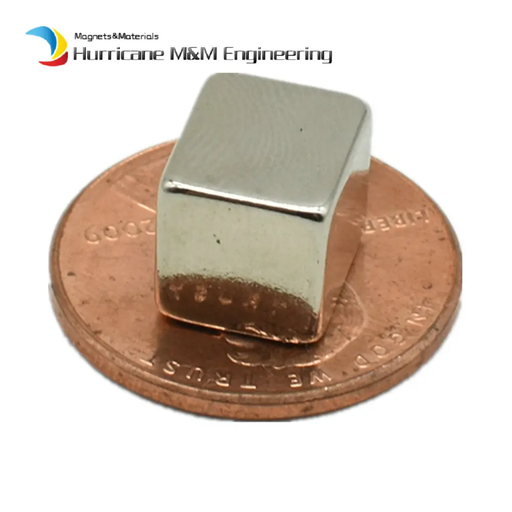 NdFeB кубики 9x8x8 мм маленький магнит супер сильный Неодимовый Постоянный N35AH Магниты редкоземельные магниты 100 шт