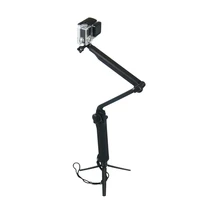 For Gopro Hero4 Accessories 3way Grip Arm Tripod Monopod Mount Selfie Stick For Hero5/4/3 xiaomi yi sj4000 5000 sony action cam