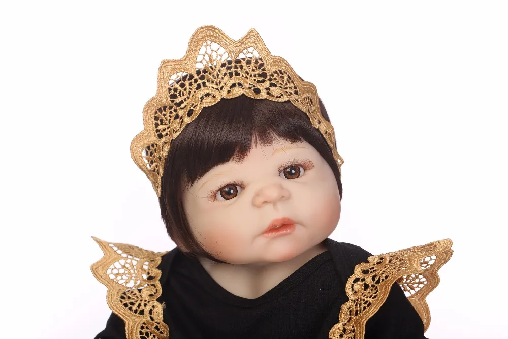 NPK 55 см, настоящая силиконовая кукла для девочки, кукла-Реборн, игрушки для младенцев, куклы принцессы, Bebes Reborn Bonecas Brinquedos