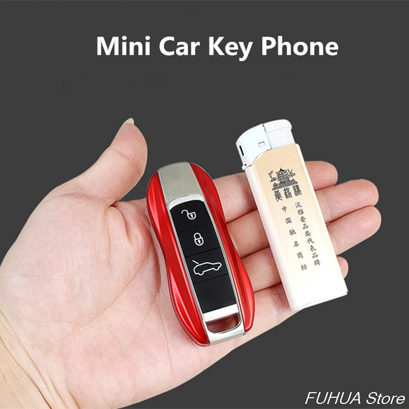 

Mini Cute Car Key Mobile Phone Dual Sim Magic Voice Bluetooth Dialer Support Russian Keyboard MP3 Recorder Children Cellphone