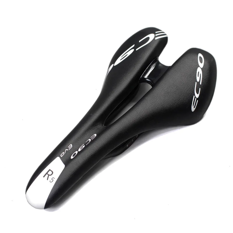 

Ec90 Bicycle Saddle Comfort Road Mtb Mountain Bike Cycling Saddle Seat Cushion Bike Leather Saddle Pad Black