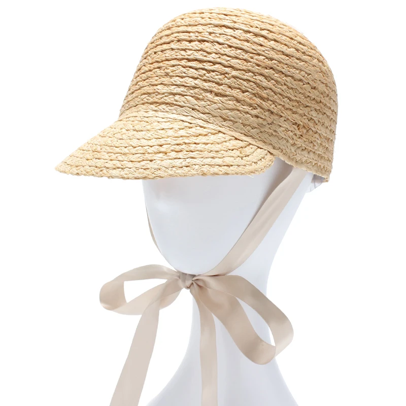 Tanworders Equestrian Cap 2017 Summer Sun Hat For Women Raffia Straw