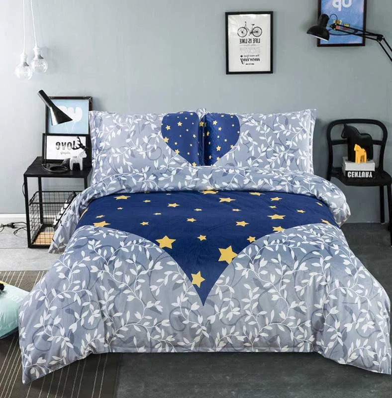 

Home Textiles Elephant 100% thick cotton bedding set king Queen size, bed linen bed set sheet duvet cover pillowcase 4pcs