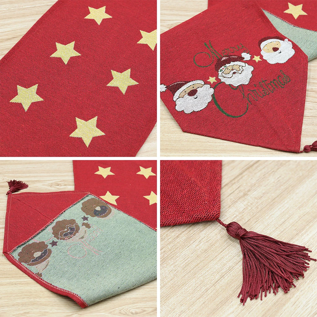 1 шт. Декоративная скатерть с Санта Клаусом 33x180 см|table runner|runner tabledecoration table runner |