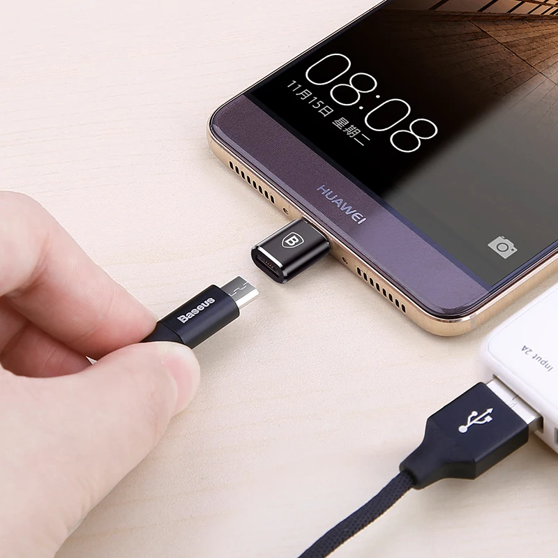 Micro usb type C адаптер типа OTG-c штекер для Micro USB Женский зарядное устройство переходник конвертер Micro USB для USB-C адаптер