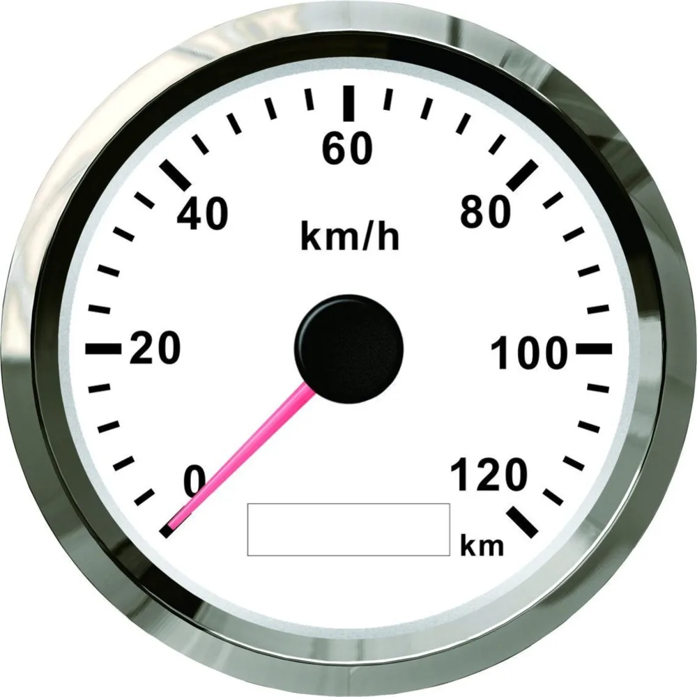 

100% Brand New Auto Use 85mm GPS Speed Mileometers 0-120km/h GPS Speedometers 12V/24V with GPS Antenna for Car Truck Boat