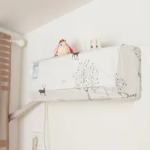 1-1,5 P Прозрачный чехол от пыли для кондиционера с принтом, домашнее украшение, висячий чехол для кондиционера 76*31*20 см