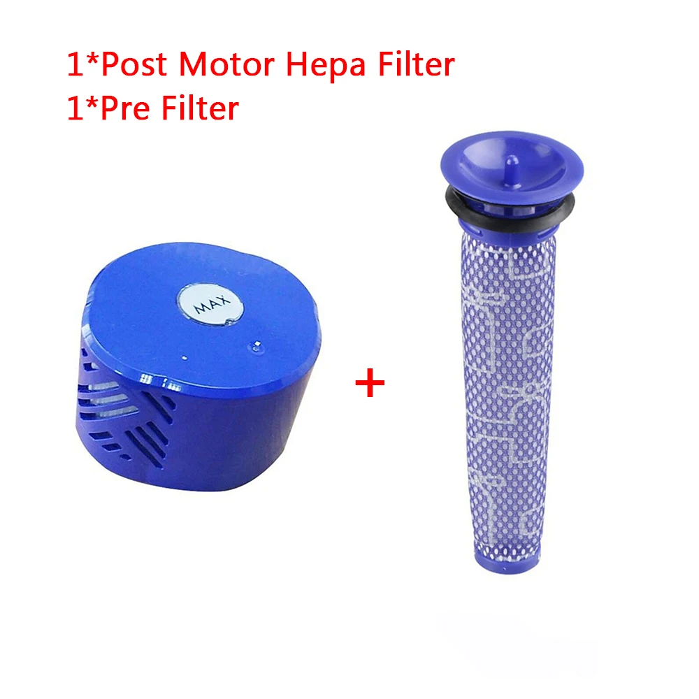 

2pcs/lot Post + Pre Filters Hepa Filter Kit for Dyson V6 DC59 Vacuum Cleaner Replacement Filter Spare Parts
