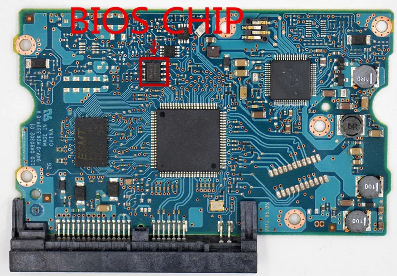 Placa de Circuito de Disco Rígido Hitachi 220 0a90302 01 110 0a90302 01 - Imagem 2