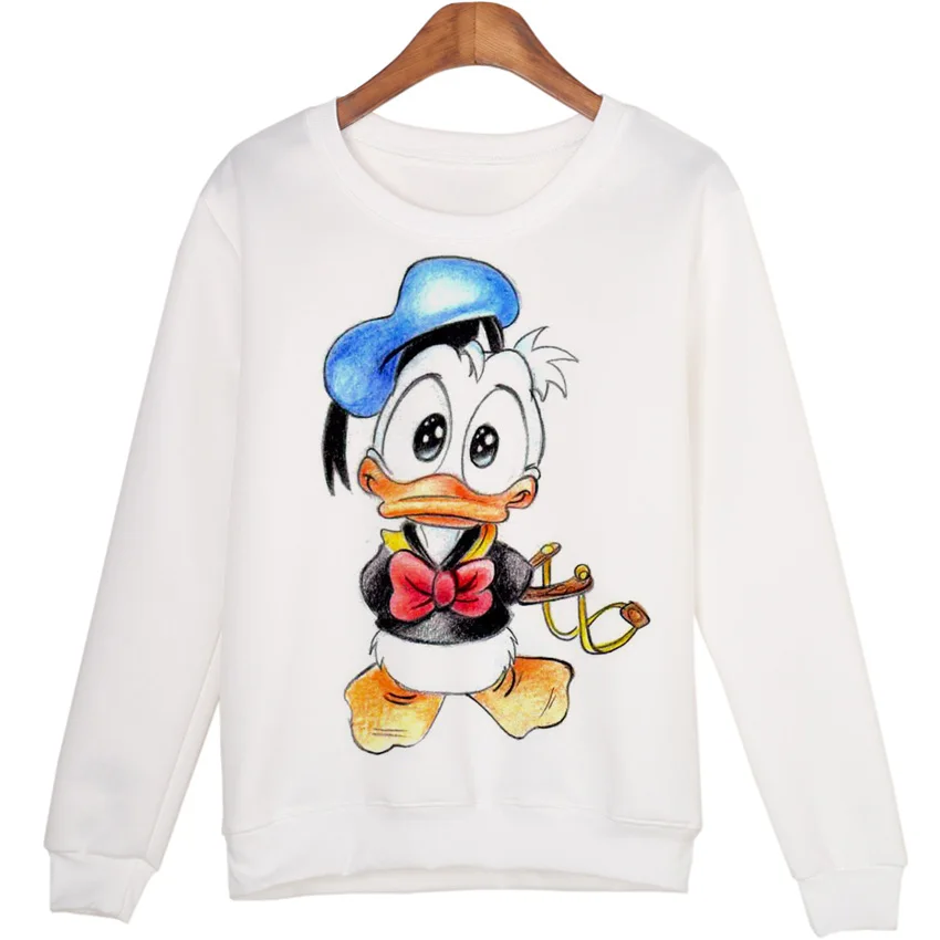 Women Lovely Cartoon Animal Mouse Printed Blusa Pullovers