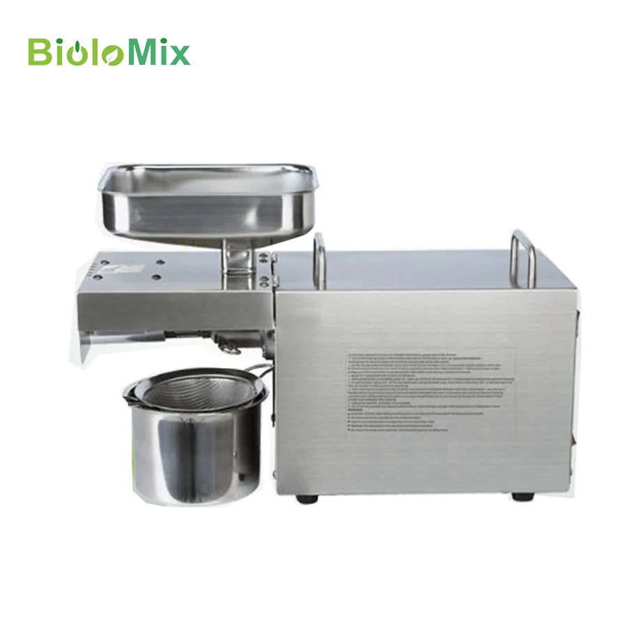 

New Arrival Stainless Steel Oil Press Machine Commercial Home Oil Extractor Expeller Presser 110V or 220V EU/AU/UK/US Plug
