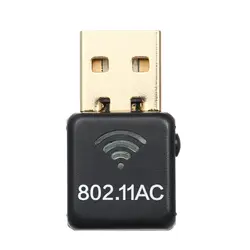 AC 600M двухдиапазонный Usb WiFi адаптер r (2,4G/150 Мбит/с + 5G/433 Мбит/с) мини-usb Wi-Fi сетевой WiFi адаптер для Linux/MAC OS/Windows