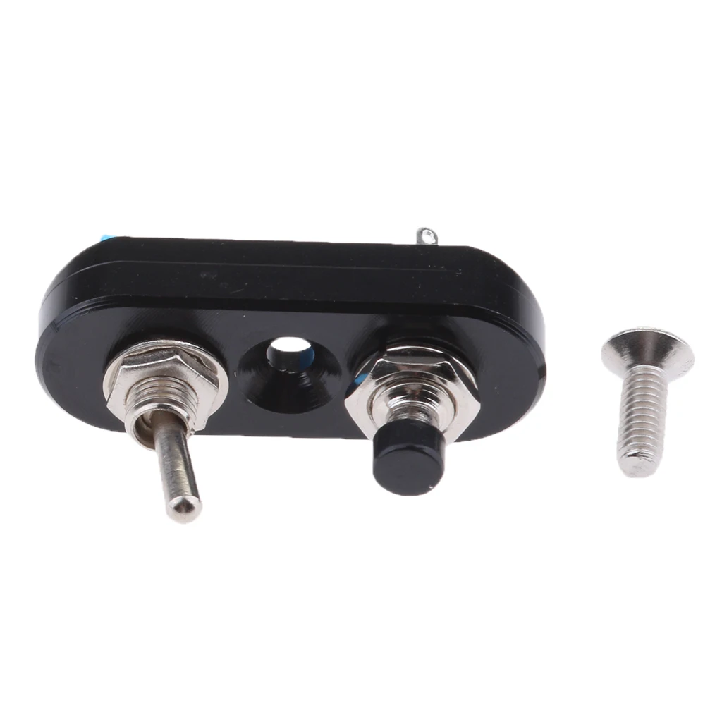 Motorbike Headlight Spotlight Overtaking Start Horn Handlebar Switch Balck Controls Headlights Spotlights