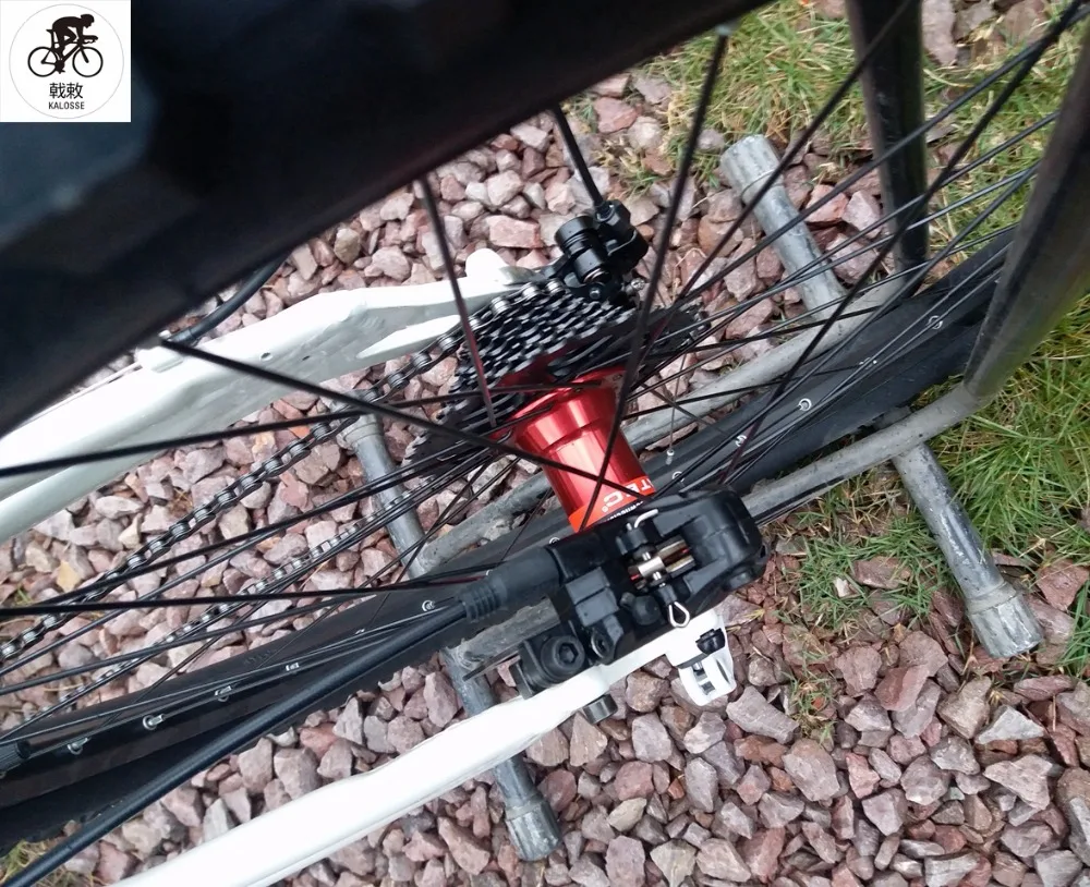 Top Kalosse  DH/XC/AM    Soft-tail Frame   26*17 inch   bicicleta mountain bike  27 speed  26er Hydraulic  Disc brakes 12