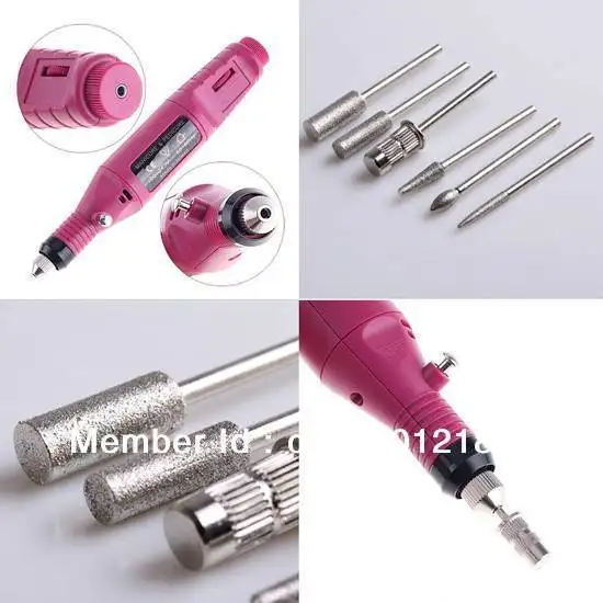 

Nail Tools Red Electric Nail Drill Pen Pen type manicure machine Nail Art Equipment Manicure Polish Machine