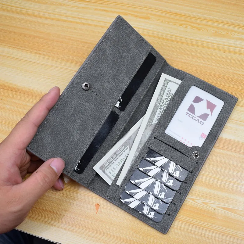 Vintage Slim Leather Men's Wallet – Stylish and Thin Design