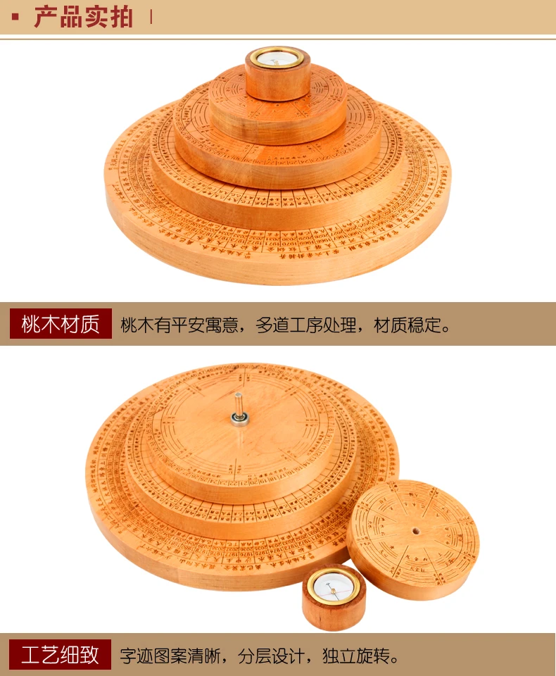 Geomantic master tool Asia HOME efficacious JIN MU SHUI HUO TU Eight Diagrams Yin Yang FENG SHUI compass LUO PAN transit chart