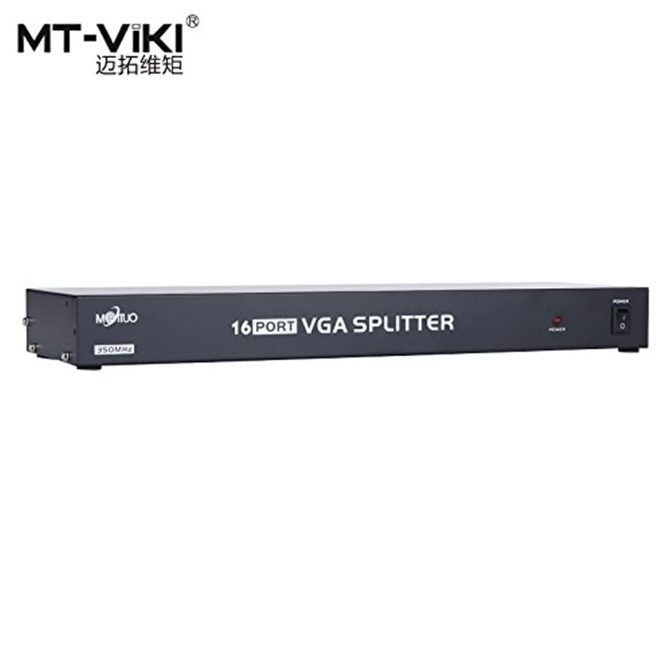 MT-Lamoda 16 Порты и разъёмы vga splitter 350 мГц 1 Вход до 16 Выход несколько видео дистрибьютор для Широкоэкранный Мониторы ЖК-дисплей проектор 35016