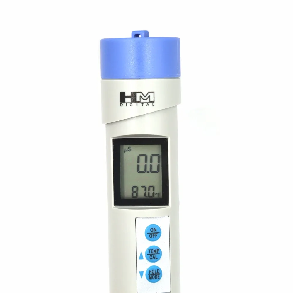 HM цифровой COM-100 EC TDS измеритель температуры водонепроницаемый с автоматической калибровкой и удержанием данных измерительный инструмент Скидка 40