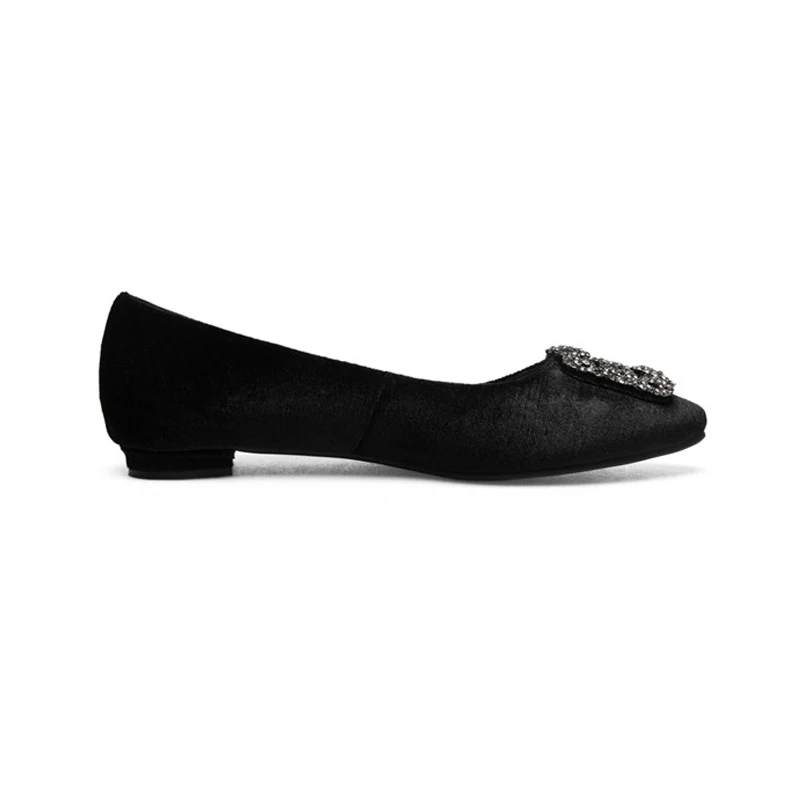 Troupeau Femmes fog Noir light Purple Appartements Blue Printemps Plat Bout Profonde Casual Solide Noir De Nouveau Doratasia Femme Grande Pointu brown rouge 34 apricot Cristal Taille Peu Chaussures 43 jaune 5BFq1tZwx
