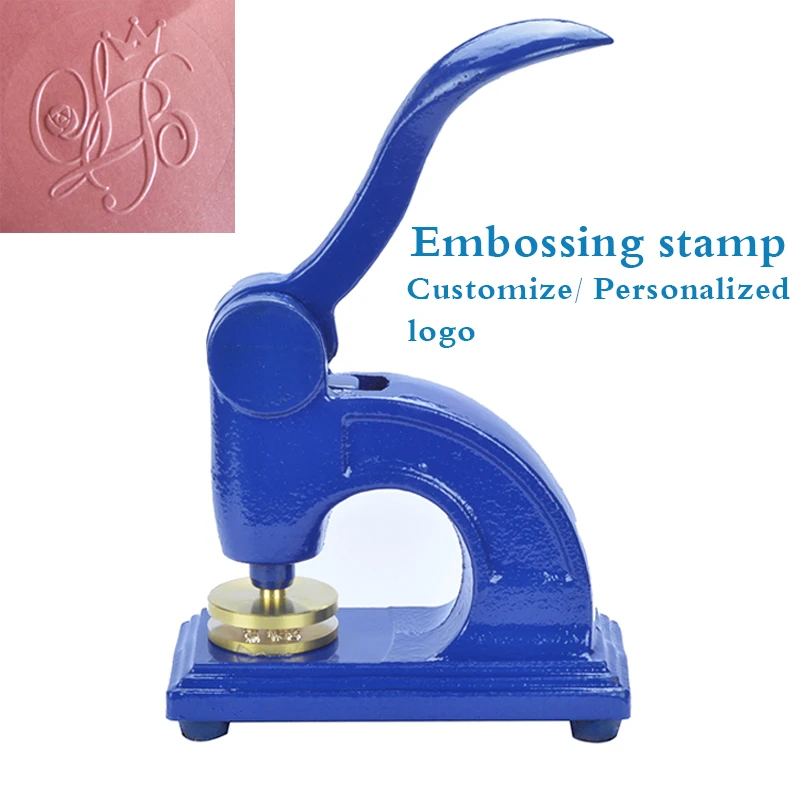 Hot customize Embossing stamp with your logo,Personalized Embossing