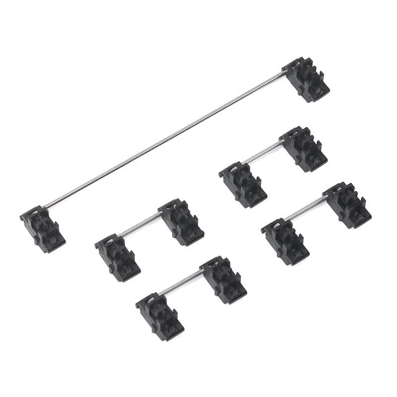  Transparent black Steel plate stabilizers shaft customization Mechanical keyboard plate mount