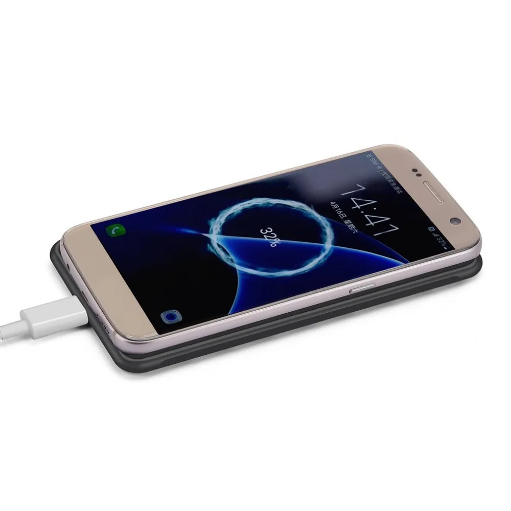 Onleny S7 اللاسلكية السريع الهاتف المحمول شاحن مستطيل شحن الوسادة سريعة شحن هاتف ذكي شاحن آيفون لسامسونج