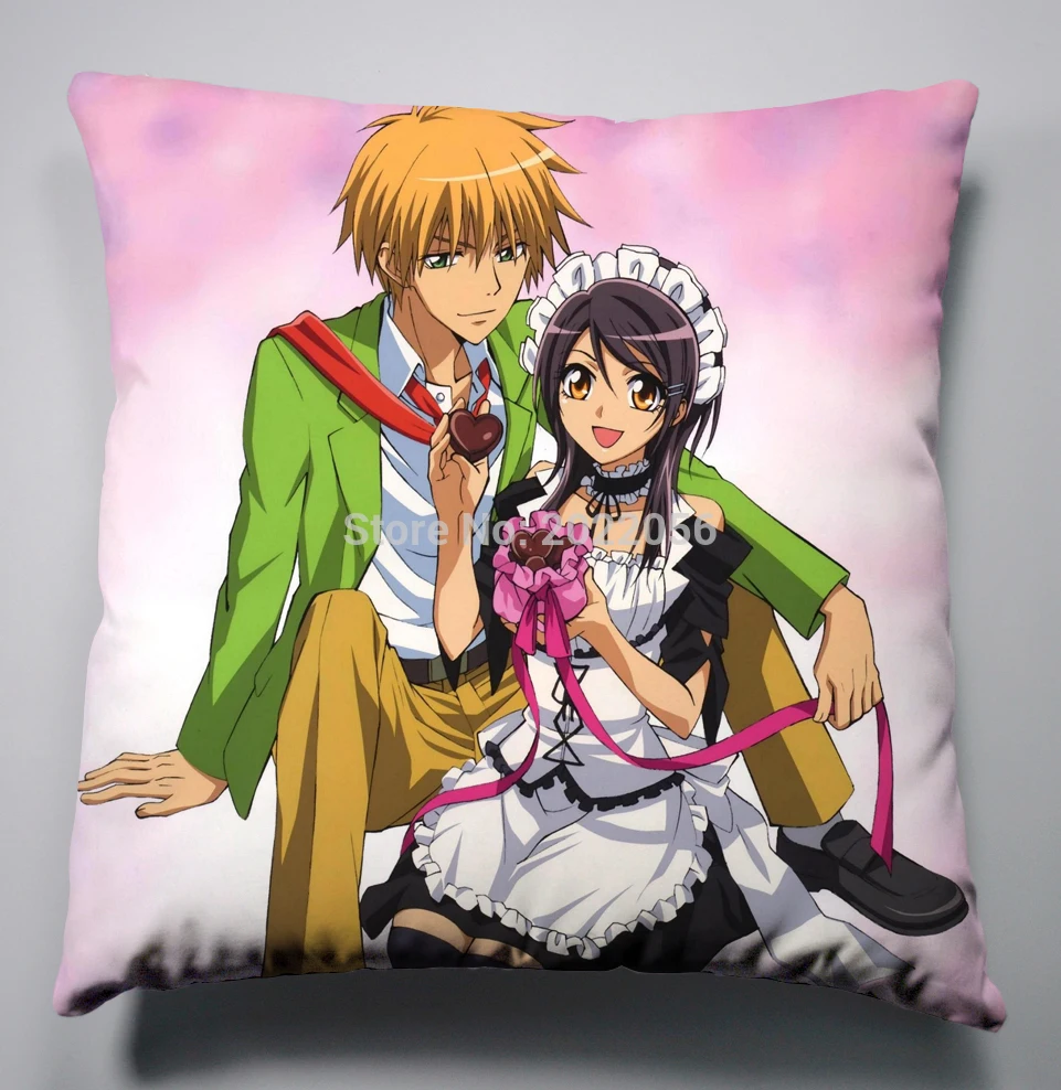 

Anime Manga Kaichou wa Maid-sama Pillow 40x40cm Pillow Case Cover Seat Bedding Cushion 006