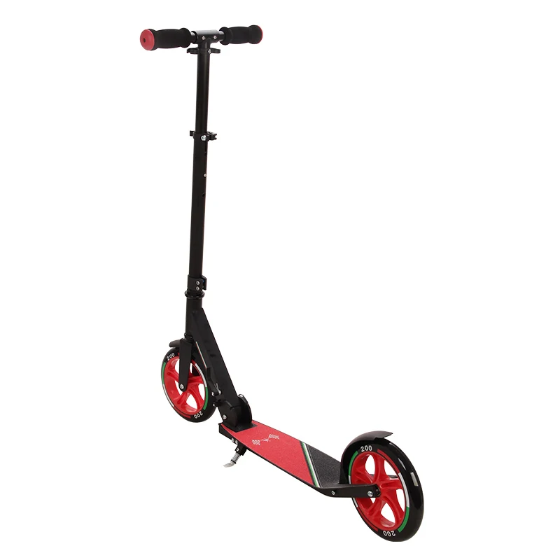 Ferrari Youngsters Aluminum Alloy Standing Scooter Folding Height 120cm Foot Scooters kick scooter (5)