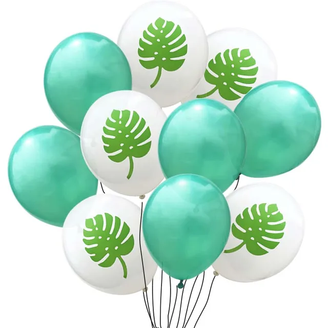 10pc Green Balloons Jungle Party Decorations Ballons Jungle Birthday