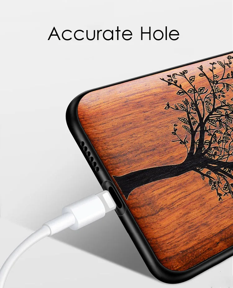 Real Wood Case For Huawei P30 Pro P20 Pro P20 Lite Wood+TPU Frame Case for Honor 8X 10 V10 Play Note10 Mate 10 Pro Mate 20 Pro