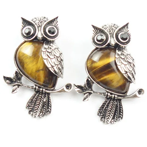 1 шт. тибетская подвеска в виде совы 49x24x7 мм|tiger eye pendant|silver tiger pendantbeads pendant |