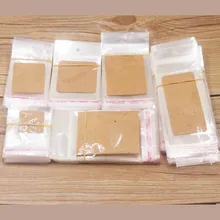 100 шт мешки для хранения, прозрачные Самоклеющиеся Многоразовые Прозрачные полиэтиленовые пакеты, подарочная упаковка, opp мешок, ювелирные изделия, карты, соответствующие opp сумки