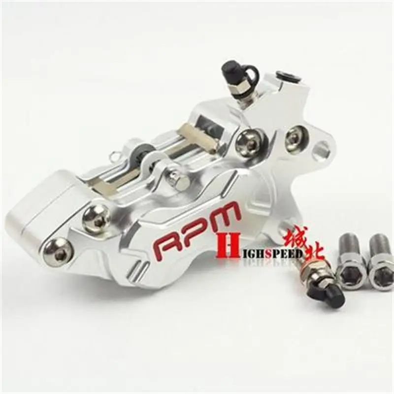 Universal CNC RPM Motorcycle Brake Caliper Left Right 40mm Hole To Hole 4 Piston For yamaha Kawasaki Honda suzuki KTM bmw