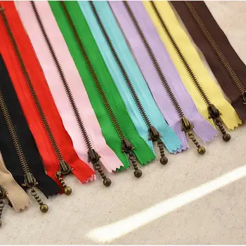 

20pcs 3# 40CM 30CM 20CM 15CM 12CM Metal Nylon Coil Zippers DIY Tailor Sewing Tools Garment Accessories cremalleras costura AU189
