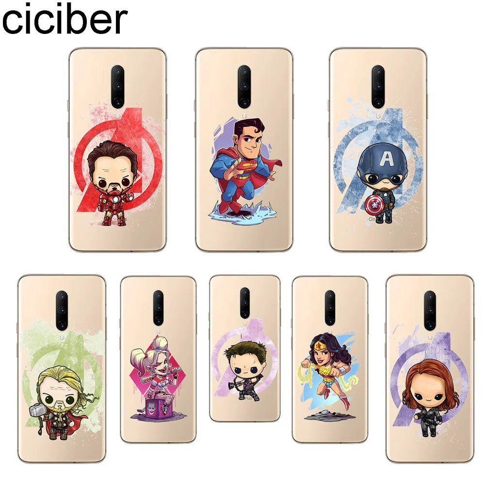 ciciber Cute Iron Man Phone Case For font b Oneplus b font font b 7 b