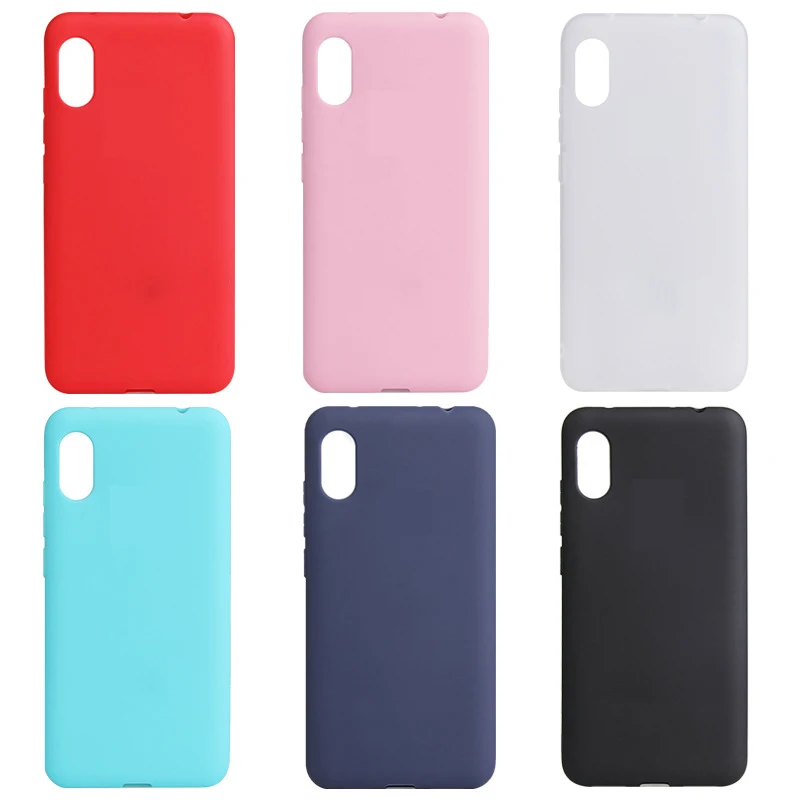 

Xiaomi Redmi 7A Candy Color Case For Redmi 7 A Silicone TPU Soft Back Cover Xiaomi Redmi 7A Case 5.45"