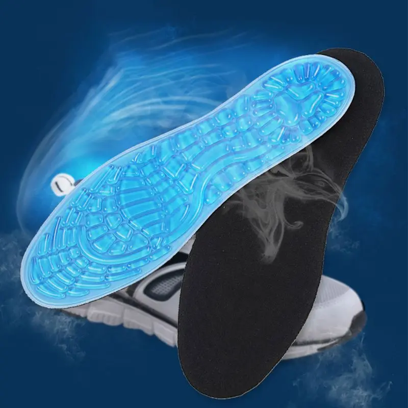 Силикагель Баскетбол стельки для бега летние дышащие обувь Pad силикагель стелька Кемпинг и пеший Туризм инструмент