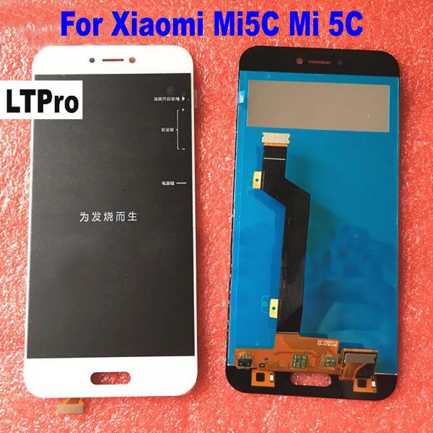 

LTPro Best Quality Tested Working LCD Touch Screen Digitizer Assembly For Xiaomi Mi5C Mi 5C M5C Phone Display Sensor Replacement