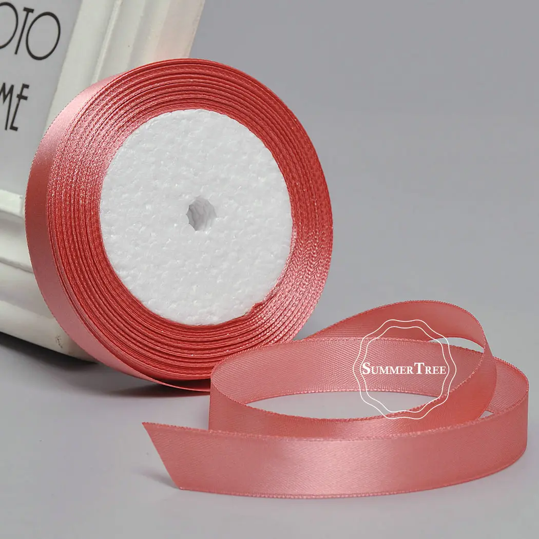 New Red 25yards Ribbon Handmade DIY Craft Wedding Party Supplies Banquet Decor