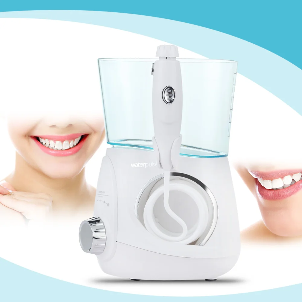 

Waterpulse 700ML Oral Irrigator Electric Oral Hygiene Care Teeth Cleaner 24W Water Jet Irrigator for Adults