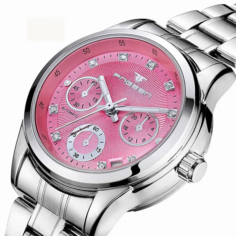 Automatic Watch Fashion Ladies Mechanical Woman Watches Waterproof